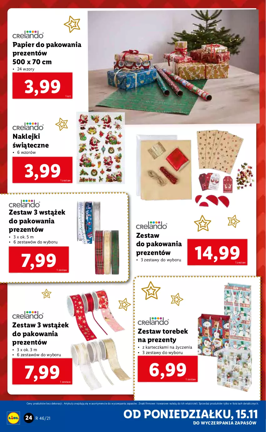 Gazetka promocyjna Lidl - GAZETKA - ważna 15.11 do 21.11.2021 - strona 24 - produkty: Klej, Papier, Papier do pakowania