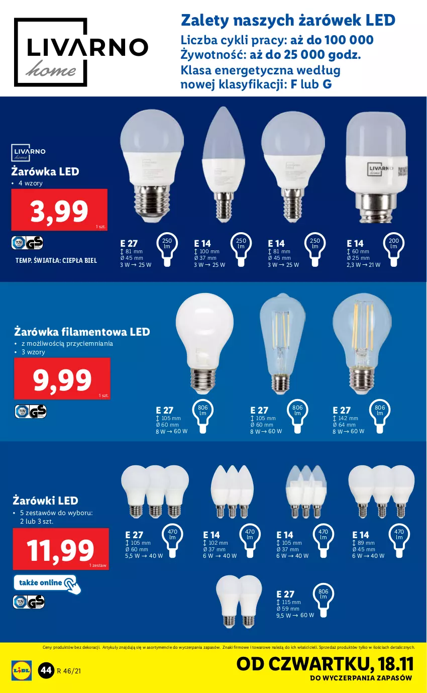 Gazetka promocyjna Lidl - GAZETKA - ważna 15.11 do 21.11.2021 - strona 44