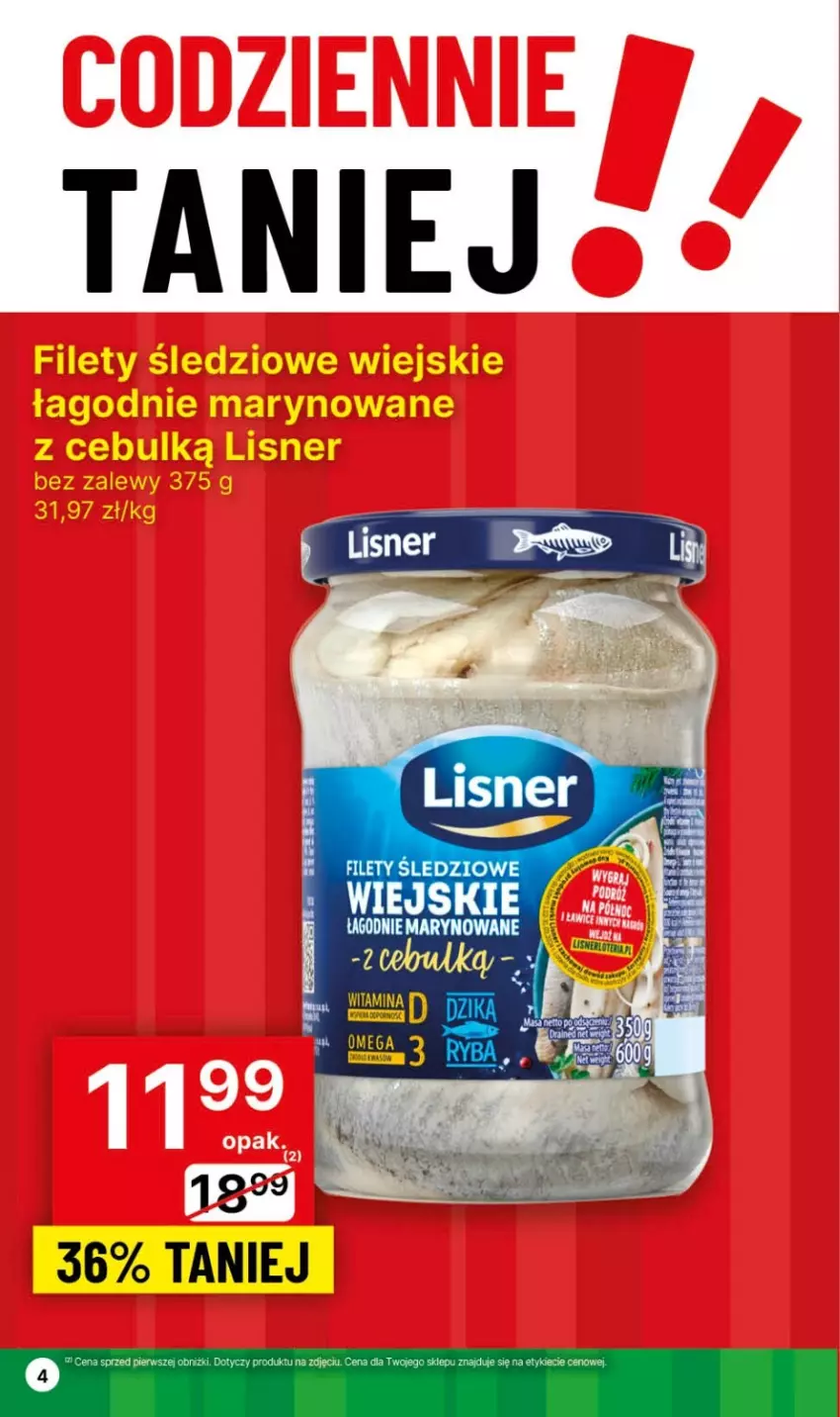 Gazetka promocyjna Delikatesy Centrum - NOWA GAZETKA Delikatesy Centrum od 1 lutego! 1-7.02.2024 - ważna 01.02 do 07.02.2024 - strona 4 - produkty: Lisner