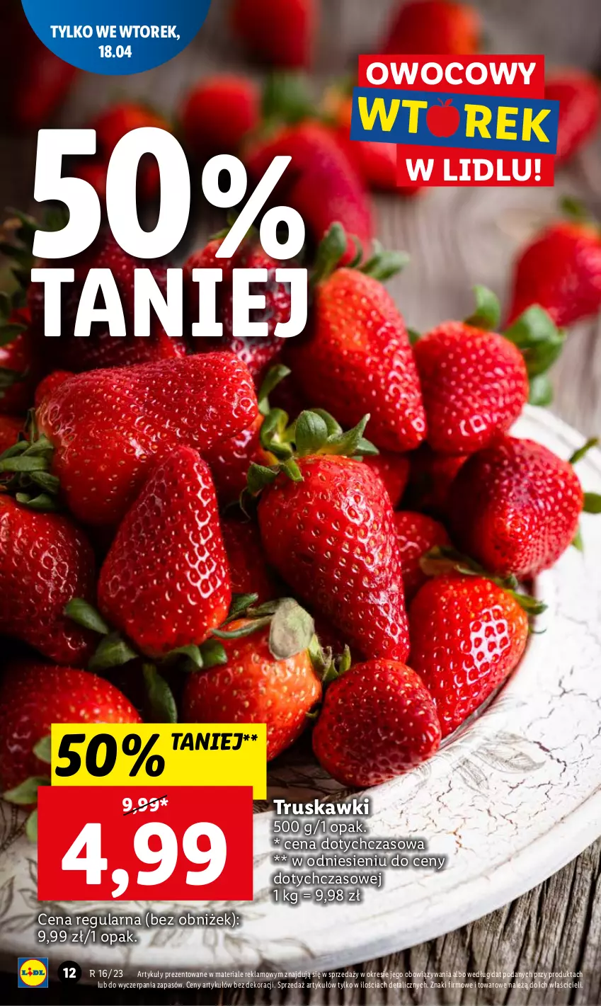 Gazetka promocyjna Lidl - GAZETKA - ważna 17.04 do 19.04.2023 - strona 12 - produkty: Truskawki