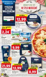 Gazetka promocyjna Lidl - GAZETKA - Gazetka - ważna od 19.04 do 19.04.2023 - strona 24 - produkty: Mozzarella, Ser, Gra, Mascarpone, Pilos, Scamorza, Pecorino, Olej