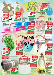 Gazetka promocyjna Dino - Gazetka - Gazetka - ważna od 29.03 do 29.03.2022 - strona 21 - produkty: Top, Koc, Opaska, Rajstopy, Królik, Figurka ceramiczna, Znicz, Pistolet, Olej