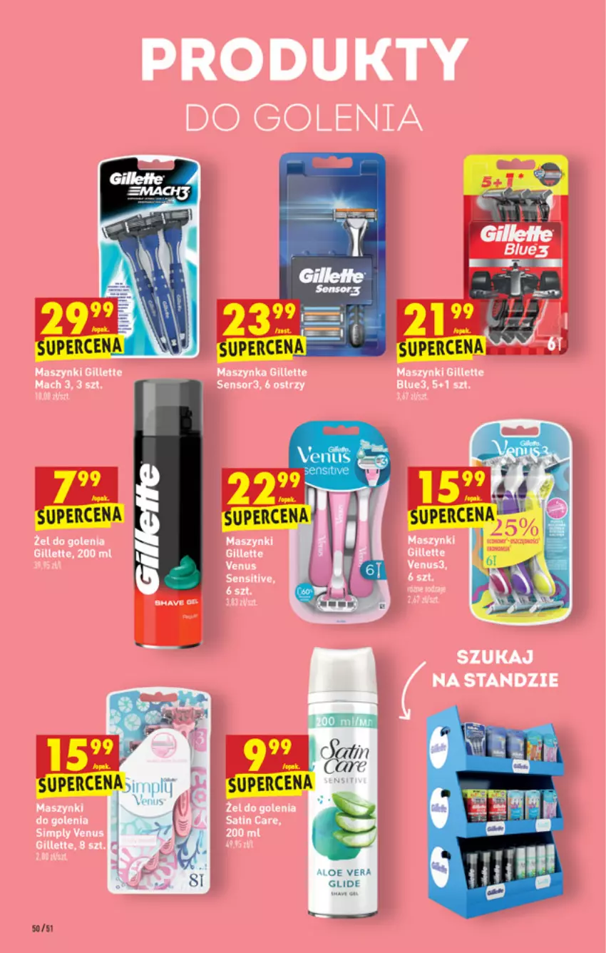 Gazetka promocyjna Biedronka - W tym tygodniu - ważna 07.10 do 12.10.2021 - strona 50 - produkty: Gillette, Maszynka, Sati, Szynka, Venus