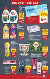 Gazetka promocyjna Aldi - Pełna oferta - Gazetka - ważna od 01.02 do 01.02.2025 - strona 11 - produkty: Papier, Tablet, Persil, Pasta do zębów, Papier toaletowy, Lacalut, Silan, Mleczko, Płyn do płukania, Putzmeister, Szampon, Fairy, Zmywarki, Tabletki do zmywarki, Fa