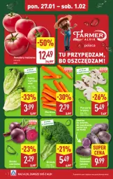 Gazetka promocyjna Aldi - Pełna oferta - Gazetka - ważna od 01.02 do 01.02.2025 - strona 2 - produkty: Piec, Pur, Ziemniaki, Sałat, Buraki, Pieczarki krojone, Brokuły, Frytki, Pomidory