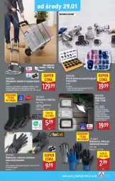 Gazetka promocyjna Aldi - Pełna oferta - Gazetka - ważna od 01.02 do 01.02.2025 - strona 21 - produkty: Top, Rum, Por, Reflektor LED, Karp, Tran, Rękawice, Sport, Wózek, Wózek transportowy, Reflektor, Rękawice robocze