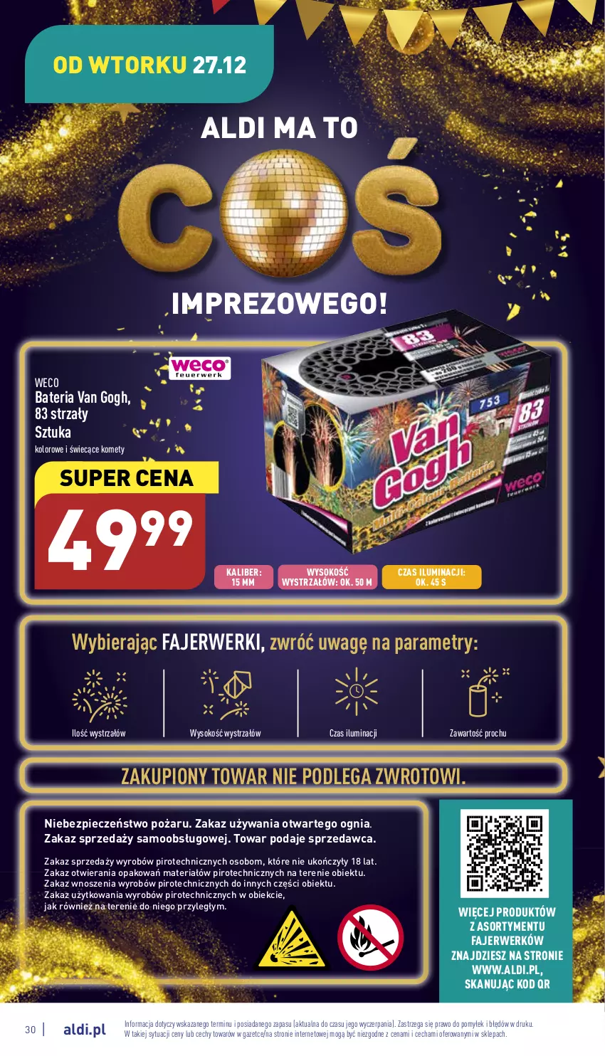 Gazetka promocyjna Aldi - Pełny katalog - ważna 27.12 do 31.12.2022 - strona 30 - produkty: Bateria, Fa, Piec, Sok, Strzałów