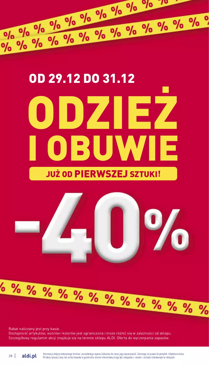 Gazetka promocyjna Aldi - Pełny katalog - ważna 27.12 do 31.12.2022 - strona 38 - produkty: Gra, Obuwie