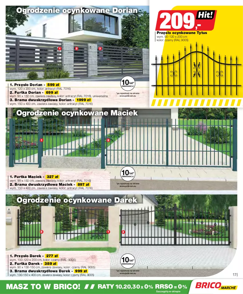 Gazetka promocyjna Bricomarche - Gazetka - ważna 10.04 do 20.04.2024 - strona 17 - produkty: Cynk, Rama