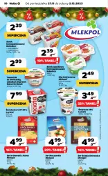 Gazetka promocyjna Netto - Artykuły spożywcze - Gazetka - ważna od 02.12 do 02.12.2023 - strona 10 - produkty: Mozzarella, Ser, Królewski, Rolada Ustrzycka, Rolmlecz, Serek homogenizowany, Serek, Pieprz, Rolada