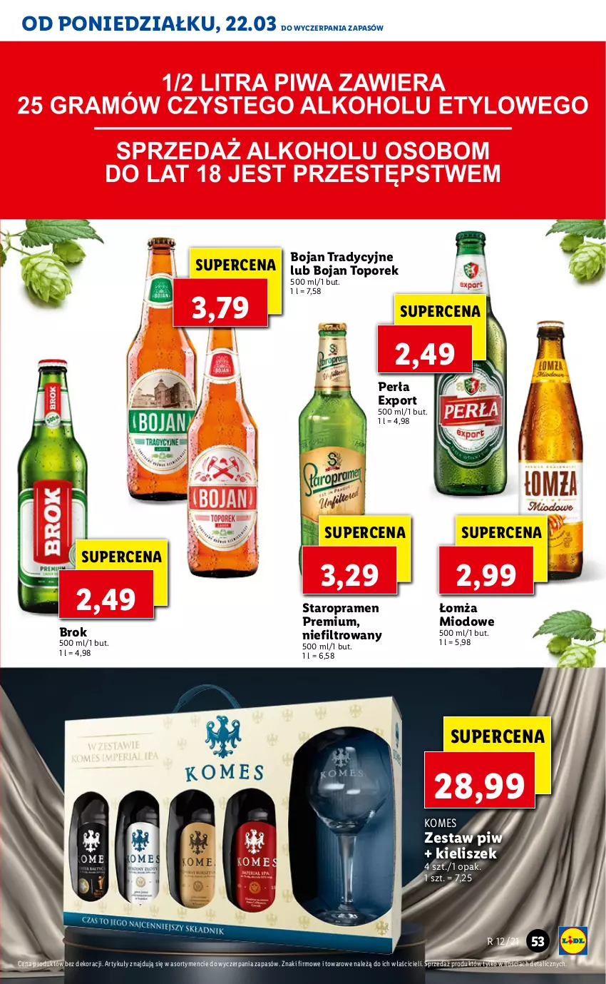 Gazetka promocyjna Lidl - Wielkanoc - ważna 22.03 do 24.03.2021 - strona 53 - produkty: Kieliszek, Perła, Por, Top