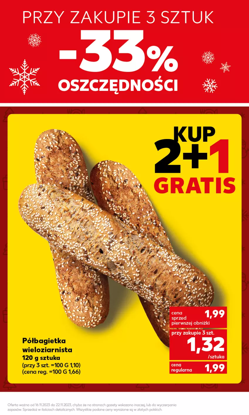 Gazetka promocyjna Kaufland - Mocny Start - ważna 20.11 do 22.11.2023 - strona 11 - produkty: Bagietka, Półbagietka