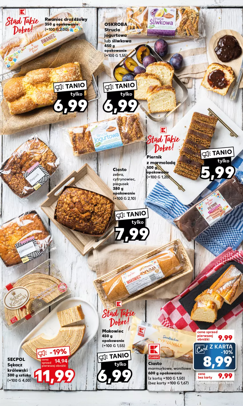 Gazetka promocyjna Kaufland - Mocny Start - ważna 20.11 do 22.11.2023 - strona 22 - produkty: Jogurt, Królewski, Makowiec, Mola, Piernik, Sękacz, Sos, Strucla