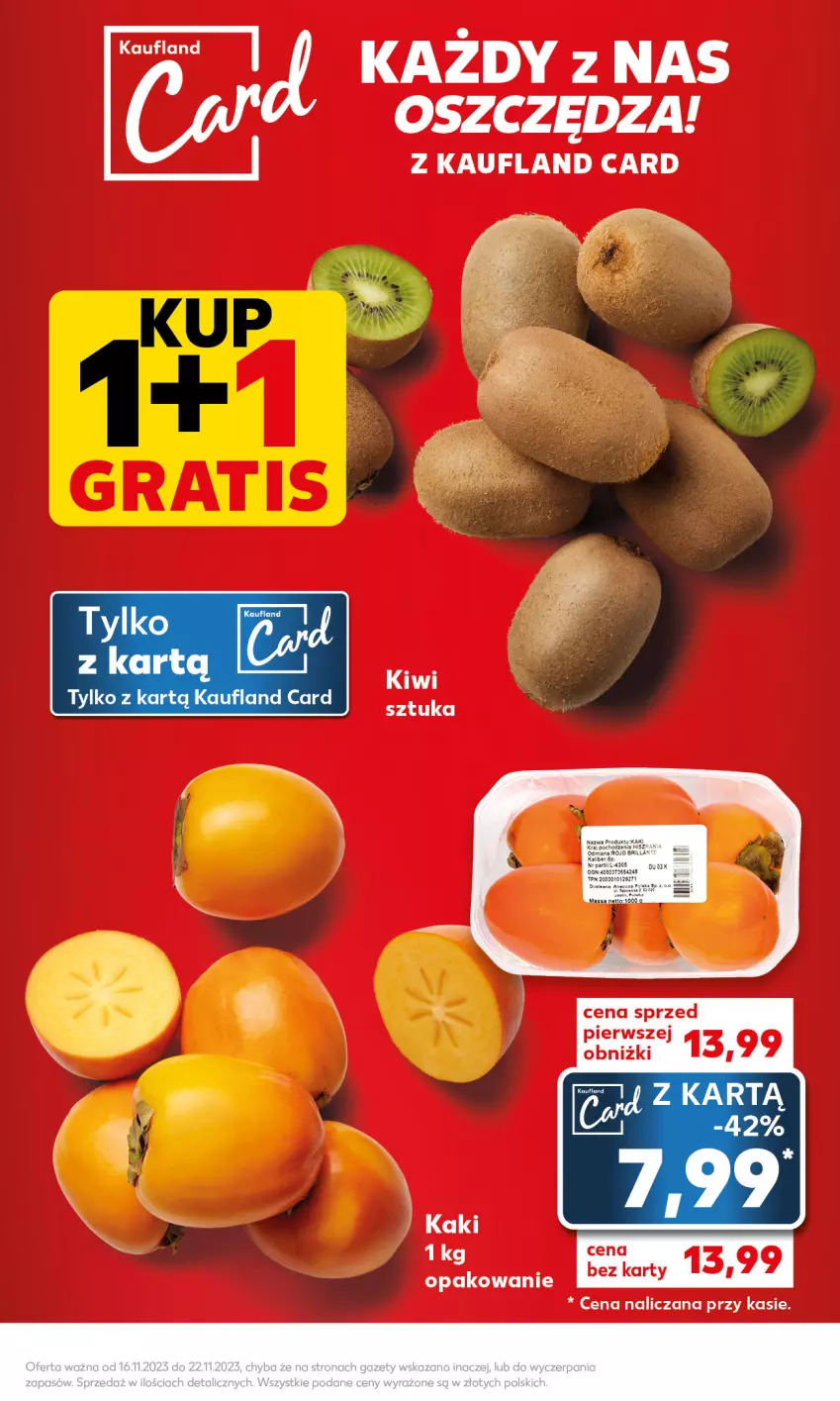 Gazetka promocyjna Kaufland - Mocny Start - ważna 20.11 do 22.11.2023 - strona 5 - produkty: Kaki