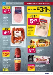 Gazetka promocyjna Aldi - ALE! CENA w ALDI - Gazetka - ważna od 20.03 do 20.03.2021 - strona 5 - produkty: Kurczak, Filet z piersi kurczaka, Kiełbasa krakowska, Lodówka, Kiełbaski pieprzowe, Tera, Pieprz, Morliny, Przysmaki, Piekarnik, Flaczki wołowe, Kiełbasa, Mięso