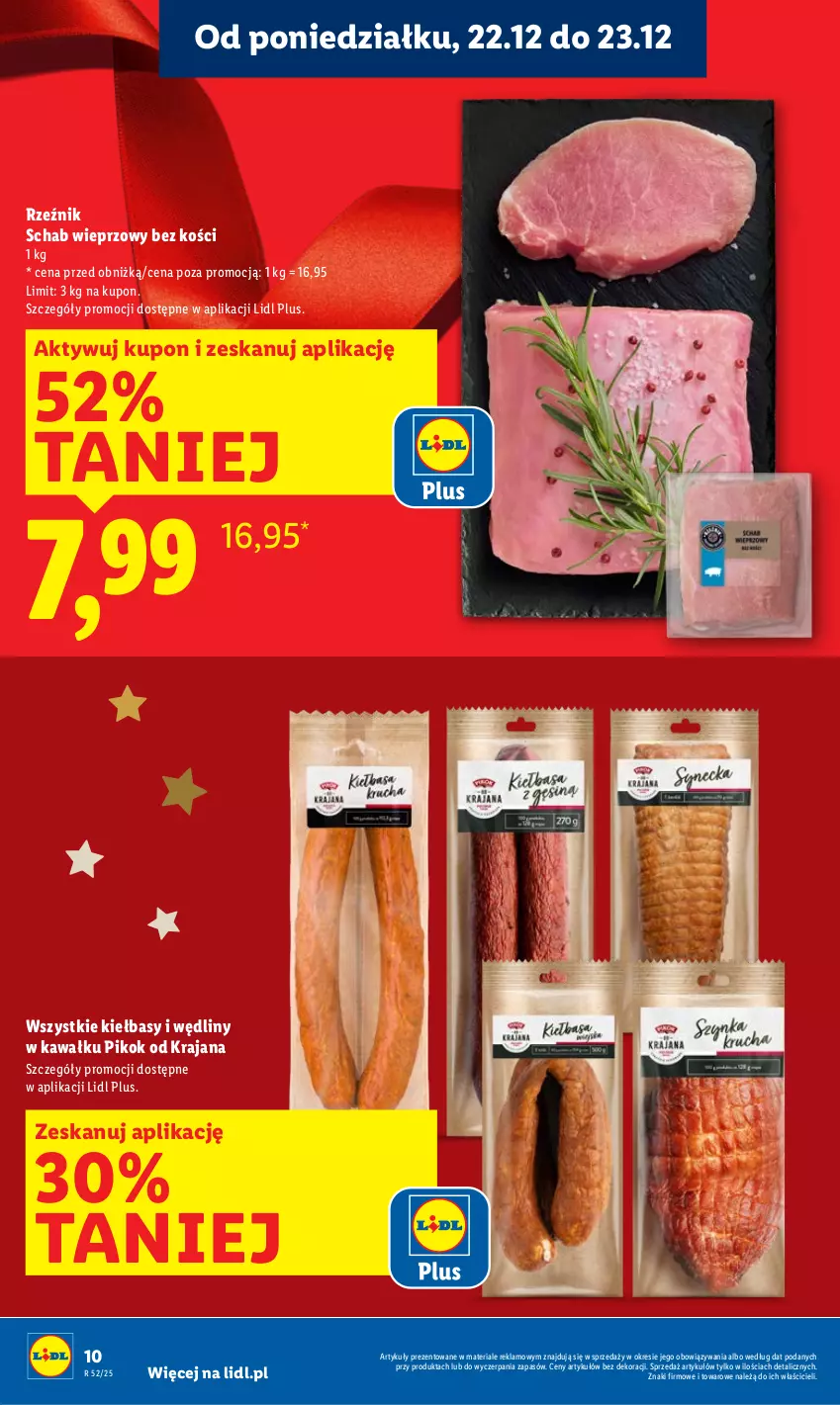 Gazetka promocyjna Lidl - GAZETKA - ważna 22.12 do 23.12.2025 - strona 10 - produkty: Kawa, PIKOK, Schab wieprzowy