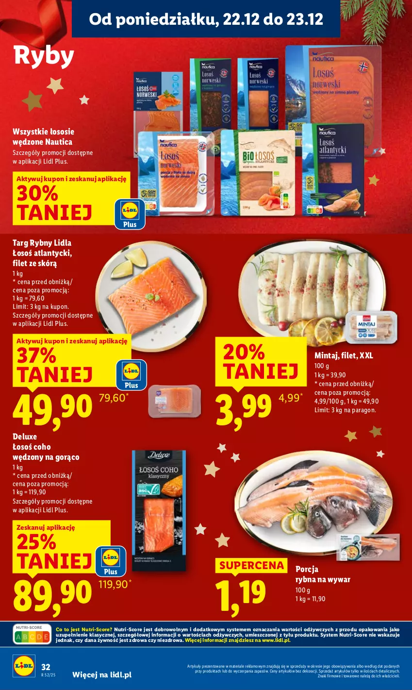Gazetka promocyjna Lidl - GAZETKA - ważna 22.12 do 23.12.2025 - strona 34 - produkty: Mintaj, Por, Sos