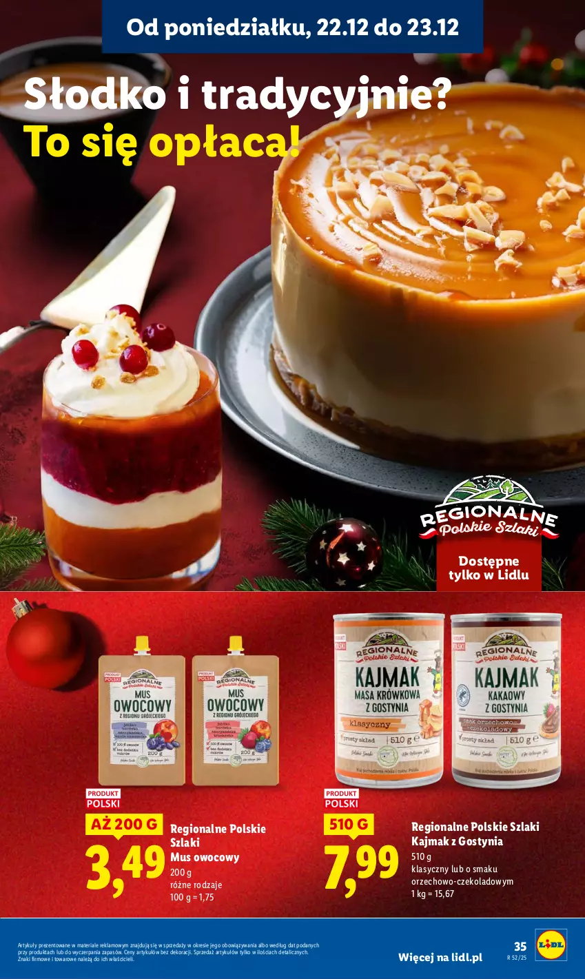 Gazetka promocyjna Lidl - GAZETKA - ważna 22.12 do 23.12.2025 - strona 37 - produkty: Mus