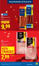 Gazetka promocyjna Lidl - GAZETKA - Gazetka - ważna od 23.12 do 23.12.2025 - strona 11 - produkty: Szynka, PIKOK, Kabanos