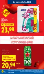 Gazetka promocyjna Lidl - GAZETKA - Gazetka - ważna od 23.12 do 23.12.2025 - strona 18 - produkty: Piwa, Gra, Papier, Heineken, Papier toaletowy, Flora