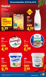 Gazetka promocyjna Lidl - GAZETKA - Gazetka - ważna od 23.12 do 23.12.2025 - strona 31 - produkty: Jogurt naturalny, Ser, Włoszczowski, Twaróg, Jogurt, Mascarpone, LANA, Pilos, Rolnik, Mleko