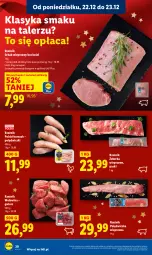 Gazetka promocyjna Lidl - GAZETKA - Gazetka - ważna od 23.12 do 23.12.2025 - strona 32 - produkty: Kurczak, Polędwiczka wieprzowa, Talerz, Schab wieprzowy, Wołowina