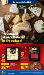 Gazetka promocyjna Lidl - GAZETKA - Gazetka - ważna od 23.12 do 23.12.2025 - strona 38 - produkty: Ser, Deska serów, Carpaccio