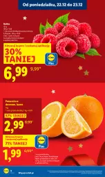 Gazetka promocyjna Lidl - GAZETKA - Gazetka - ważna od 23.12 do 23.12.2025 - strona 8 - produkty: Ser, Pomarańcze, Maliny, Deser, Olej