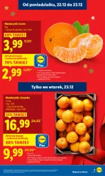 Gazetka promocyjna Lidl - GAZETKA - Gazetka - ważna od 23.12 do 23.12.2025 - strona 9 - produkty: Mandarynki, Olej