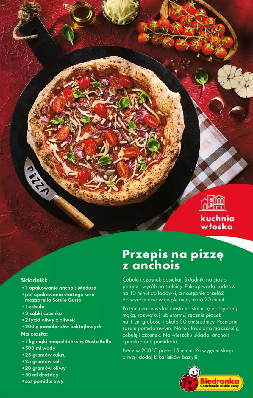 Gazetka promocyjna Biedronka - Gazetka - Biedronka.pl - ważna 19.01 do 25.01.2023 - strona 39 - produkty: Bazyl, Bell, Czosnek, Gra, Kuchnia, Mozzarella, Piec, Pomidorki, Ser, Sos