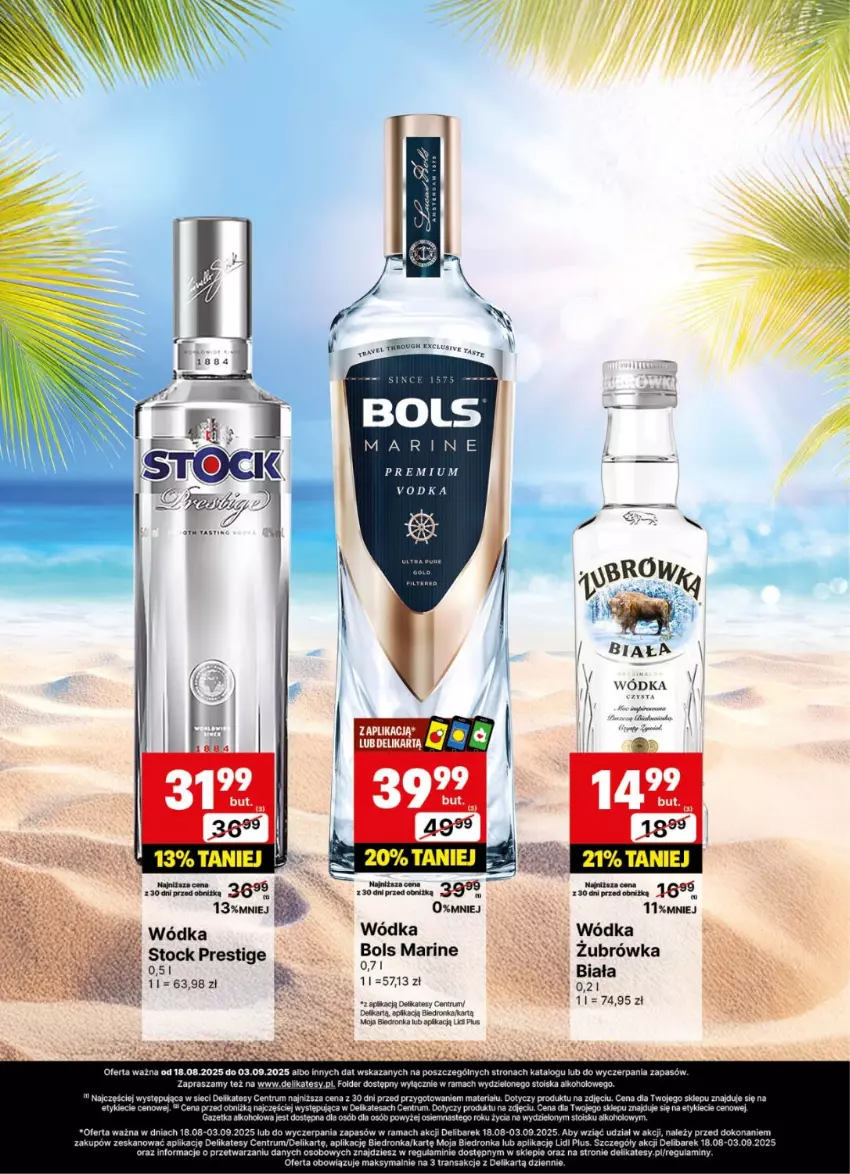 Gazetka promocyjna Delikatesy Centrum - Delibarek DC34-DC35 - ważna 18.08 do 03.09.2025 - strona 12 - produkty: Bols, Dron, Rama, Rum, Tran, Wódka