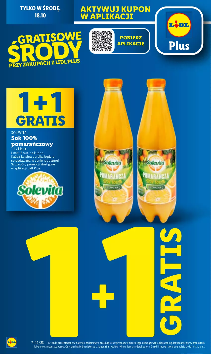 Gazetka promocyjna Lidl - GAZETKA - ważna 16.10 do 18.10.2023 - strona 12 - produkty: Gra, Olej, Sok