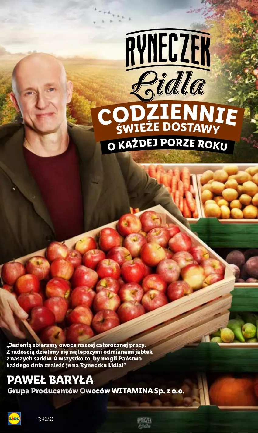 Gazetka promocyjna Lidl - GAZETKA - ważna 16.10 do 18.10.2023 - strona 14 - produkty: Owoce, Por