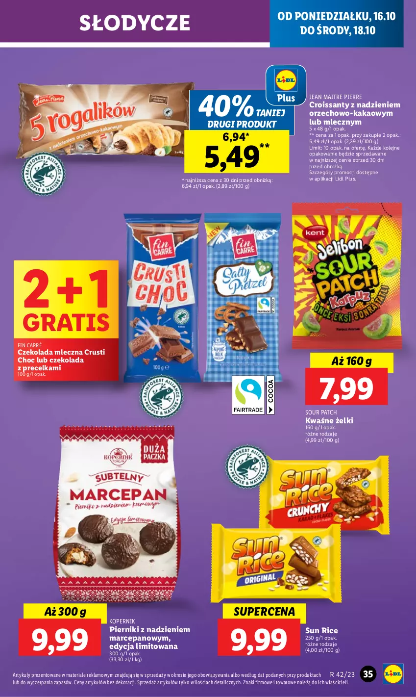 Gazetka promocyjna Lidl - GAZETKA - ważna 16.10 do 18.10.2023 - strona 43 - produkty: Croissant, Czekolada, Czekolada mleczna, Gra, Kakao, Olej, Piernik, Rust