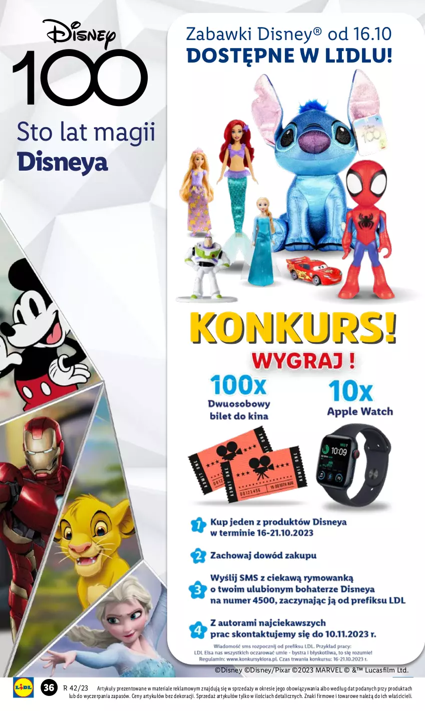 Gazetka promocyjna Lidl - GAZETKA - ważna 16.10 do 18.10.2023 - strona 44 - produkty: Disney