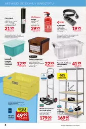 Gazetka promocyjna Makro - Najlepsze oferty - oferta z alkoholem - Gazetka - ważna od 05.02 do 05.02.2024 - strona 8 - produkty: Por, Gaśnica, Pojemnik, Tran, Regał, Sport, Wózek, Pojemnik plastikowy, Wózek transportowy, Waga, Regał metalowy, Metro