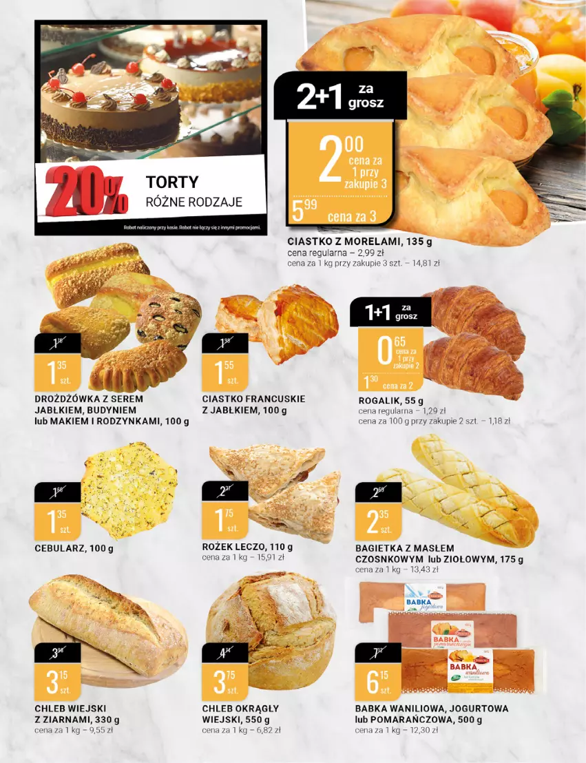 Gazetka promocyjna Bi1 - Grillandia - ważna 27.04 do 02.05.2022 - strona 7 - produkty: Babka, Bagietka, Chleb, Jogurt, Morela, Rogal