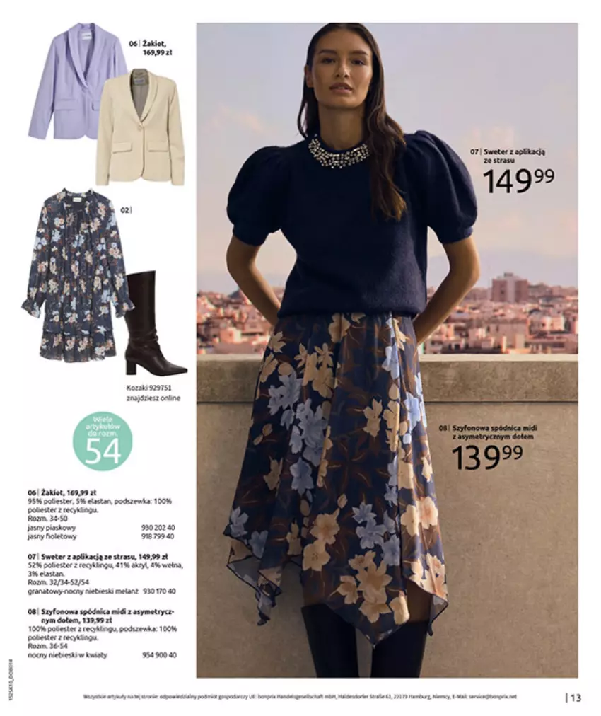 Gazetka promocyjna Bonprix - W JESIENNYM NASTROJU - ważna 04.11 do 08.12.2025 - strona 15 - produkty: Brit, Fa, Kozaki, Palette, Spódnica