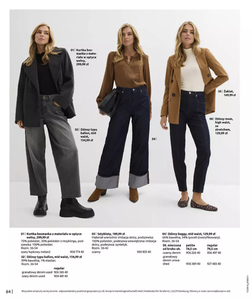 Gazetka promocyjna Bonprix - W JESIENNYM NASTROJU - ważna 04.11 do 08.12.2025 - strona 66 - produkty: Feta, Gra, Gry, Kurtka, Rum, Sztyblety, Tera, Wełna