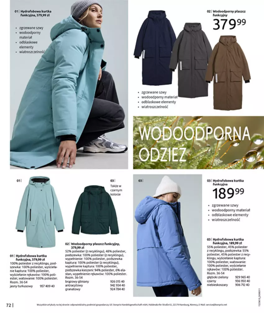 Gazetka promocyjna Bonprix - W JESIENNYM NASTROJU - ważna 04.11 do 08.12.2025 - strona 74 - produkty: Bell, Fa, Gra, Kurtka, Płaszcz, Por, Sok