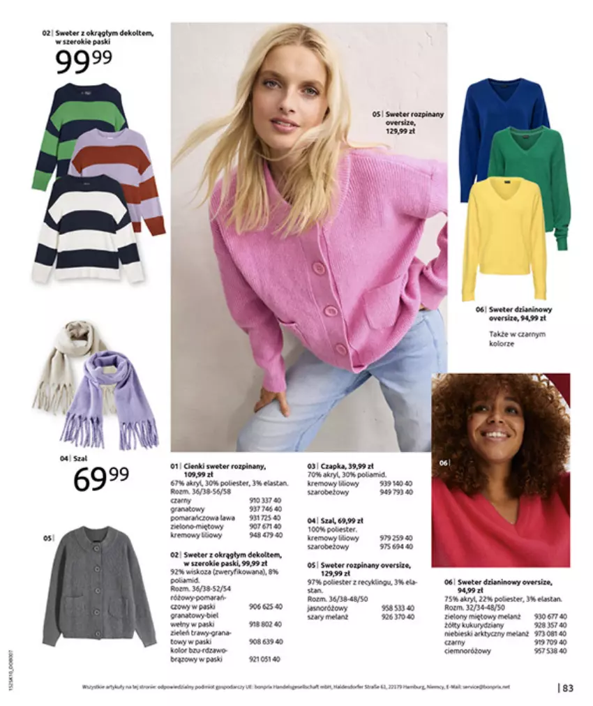 Gazetka promocyjna Bonprix - W JESIENNYM NASTROJU - ważna 04.11 do 08.12.2025 - strona 85 - produkty: Gra, Gry, Parka, Sweter, Tera