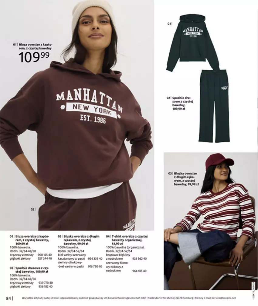 Gazetka promocyjna Bonprix - W JESIENNYM NASTROJU - ważna 04.11 do 08.12.2025 - strona 86 - produkty: Dres, Tera