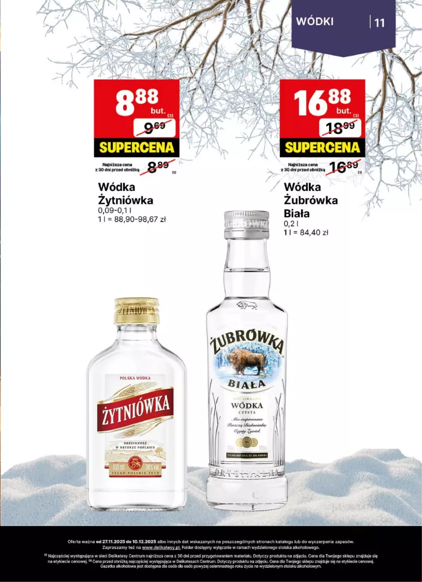 Gazetka promocyjna Delikatesy Centrum - Delibarek DC48-DC49 - ważna 27.11 do 10.12.2025 - strona 11 - produkty: Rama, Rum, Wódka