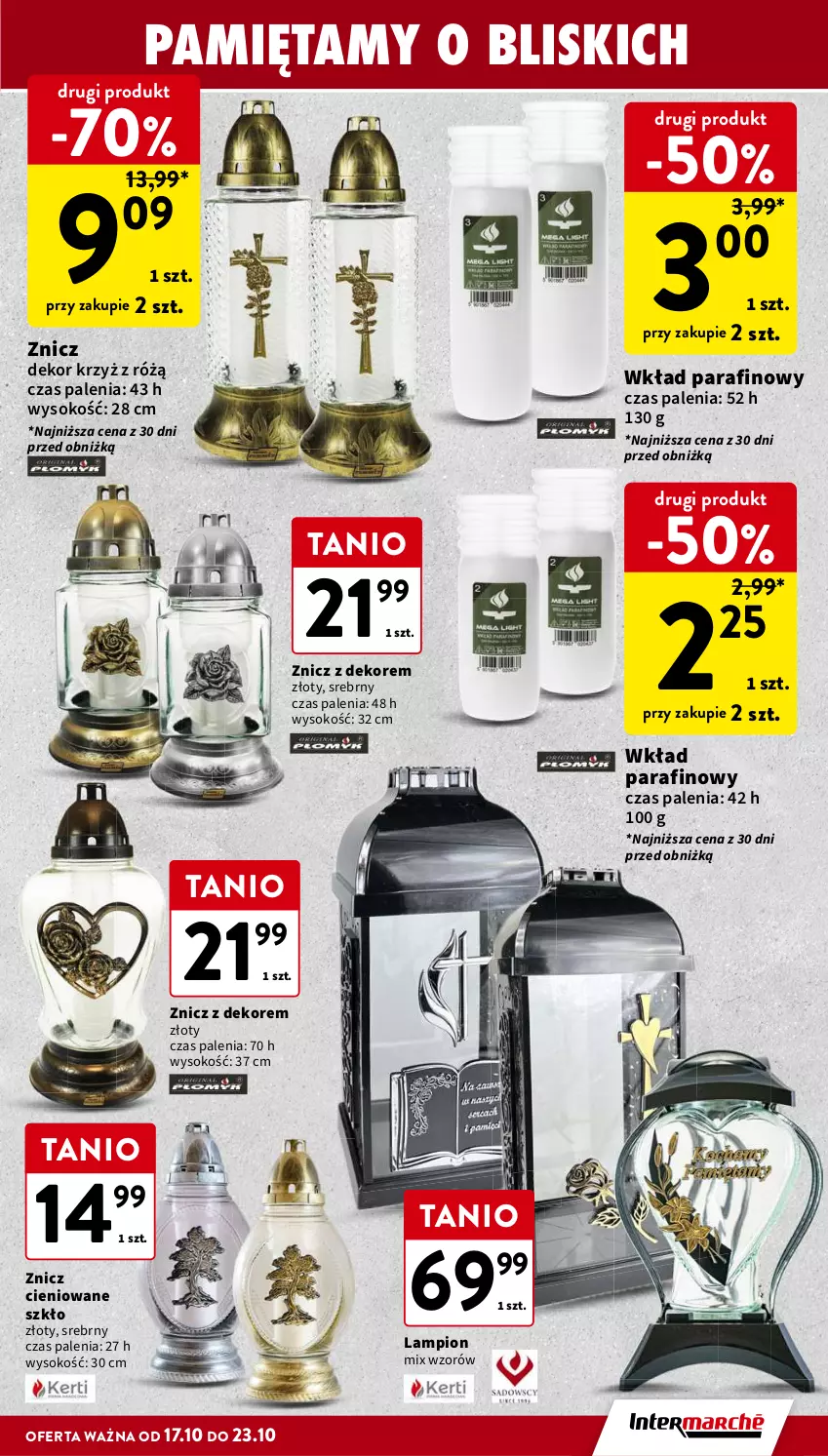 Gazetka promocyjna Intermarche - Gazetka Intermarche - ważna 17.10 do 23.10.2024 - strona 35 - produkty: Lampion, Mięta, Sok, Znicz