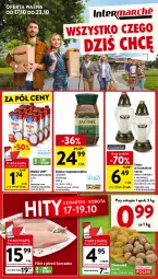 Gazetka promocyjna Intermarche - Gazetka Intermarche - Gazetka - ważna od 23.10 do 23.10.2024 - strona 1 - produkty: Kurczak, Kawa rozpuszczalna, Sok, Ser, Filet z piersi kurczaka, Kawa, Klej, Jacobs Krönung, Znicz, Jacobs, Mleko