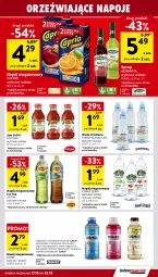 Gazetka promocyjna Intermarche - Gazetka Intermarche - Gazetka - ważna od 23.10 do 23.10.2024 - strona 27 - produkty: Sok, Ice tea, Napoje, LANA, Fortuna, Lipton, Syrop, Oshee, Napój niegazowany, Staropolanka, Woda, Napój, Melon, Herbapol, Magnez