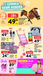 Gazetka promocyjna Intermarche - Gazetka Intermarche - Gazetka - ważna od 28.05 do 28.05.2025 - strona 14 - produkty: Acer, Głośnik, Mikrofon, Barbie, Wózek, Lalka, Fa