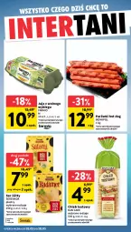 Gazetka promocyjna Intermarche - Gazetka Intermarche - Gazetka - ważna od 28.05 do 28.05.2025 - strona 34 - produkty: Ser, Hot dog, Jaja, Parówki, Chleb tostowy, Parówki hot dog, Dan Cake, Chleb, Jaja z wolnego wybiegu, Fa
