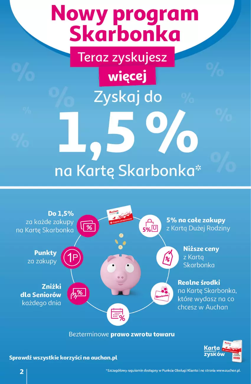 Gazetka promocyjna Auchan - przeNISKIE CENY czas na przepyszności Hipermarkety - ważna 17.03 do 23.03.2022 - strona 2