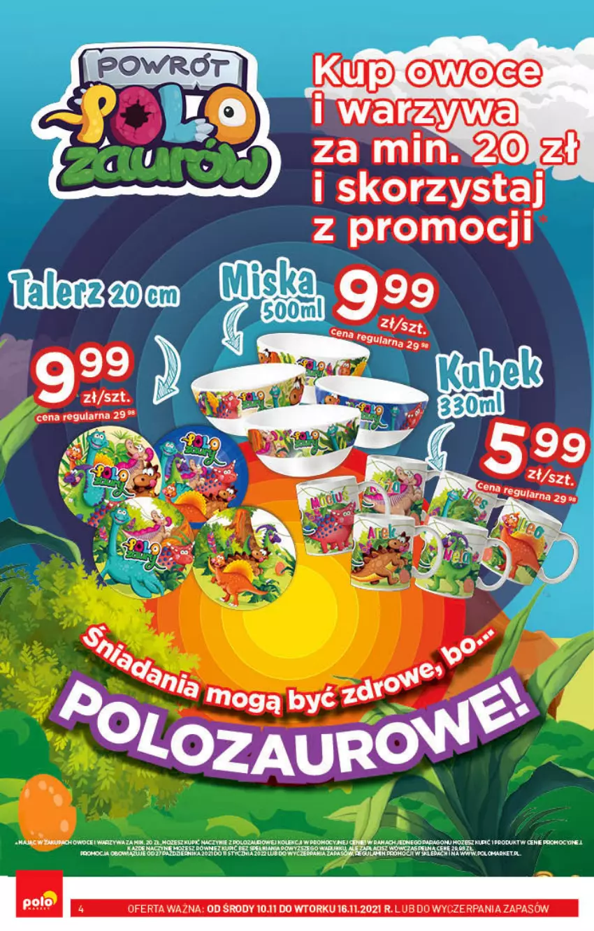 Gazetka promocyjna PoloMarket - Gazetka pomocyjna - ważna 10.11 do 16.11.2021 - strona 4 - produkty: Owoce, Rama, Warzywa